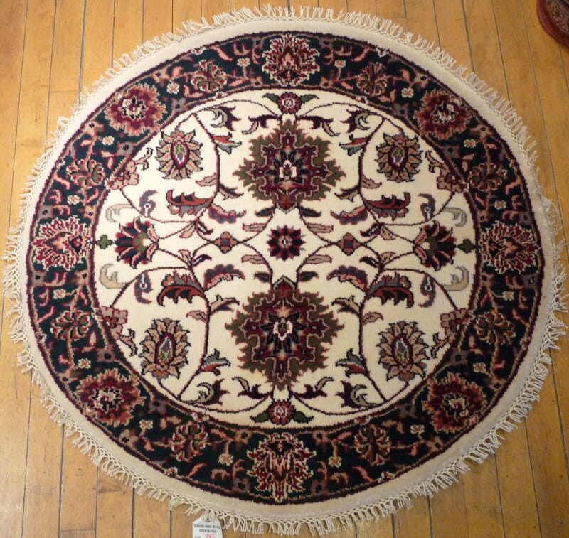 Kashan Rug #382 Size: 3'X3 - Borokhim's Oriental Rugs