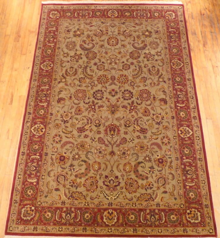 Kashan-overall Rug #1137- Size: 7' 11X9' 9 - Borokhim's Oriental Rugs