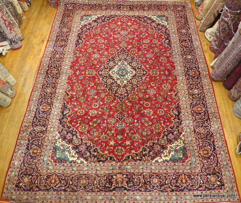 Kashan Rug #887755 Size: 10'X13' 10" - Borokhim's Oriental Rugs