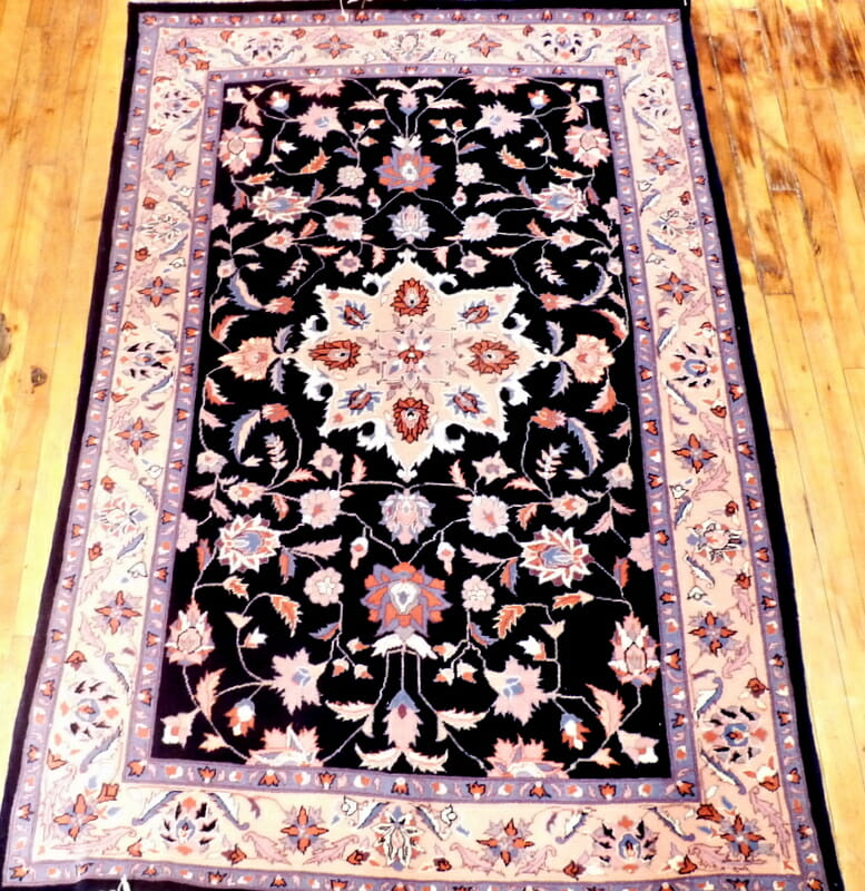 Kashan Rug #604- Size: 4'X6' - Borokhim's Oriental Rugs